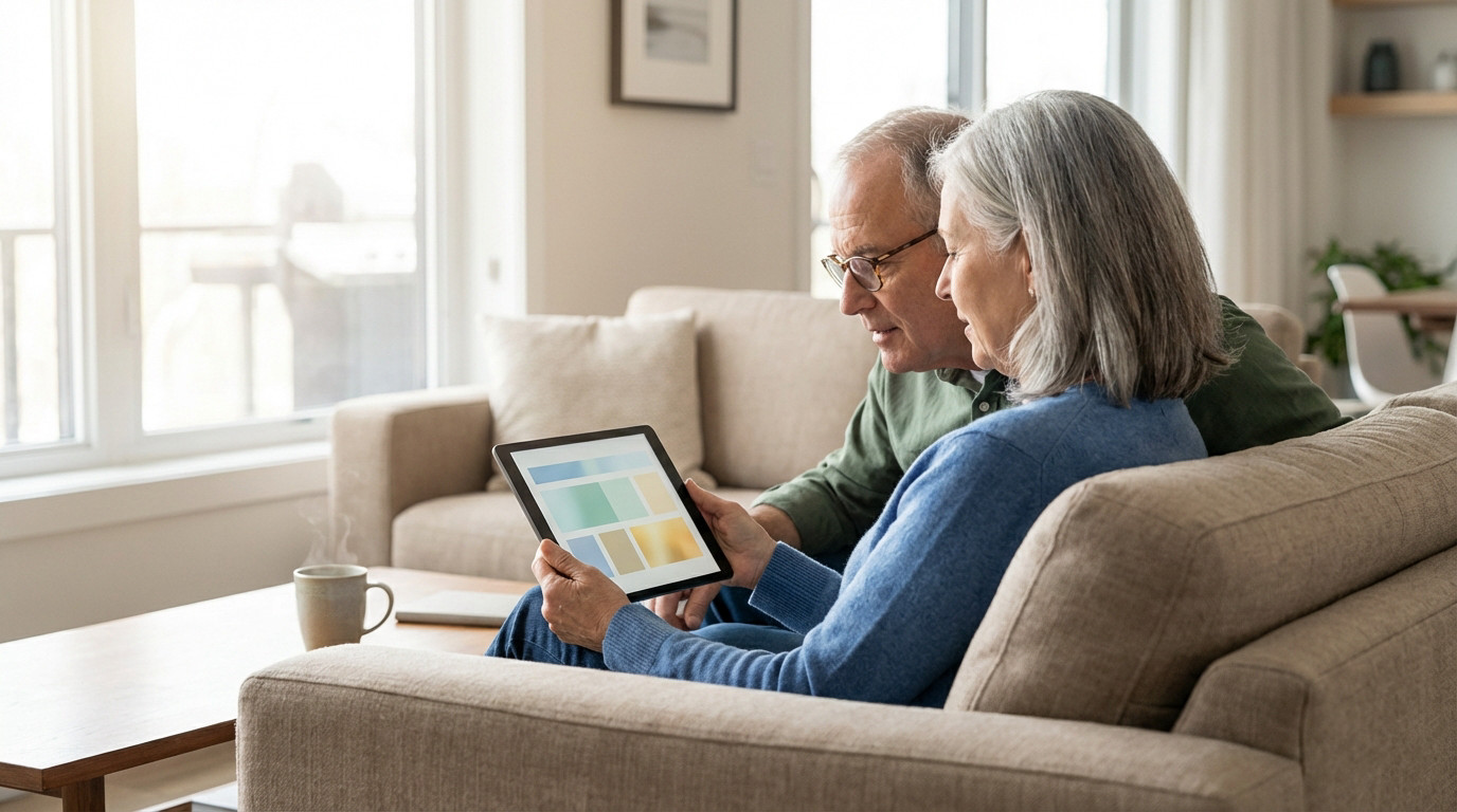 senior-couple-planning-health-coverage-digitally
