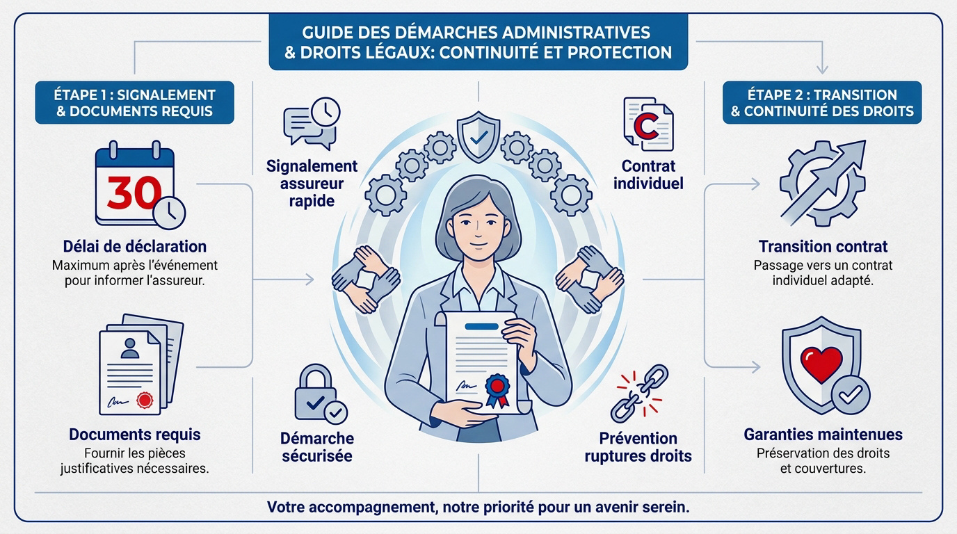 Guide des démarches administratives et droits légaux pour senior veuf