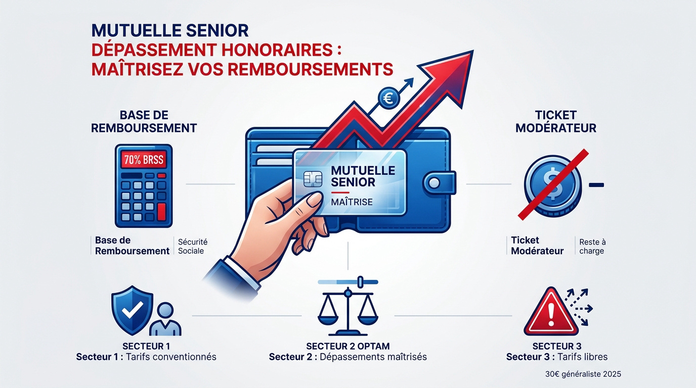 Consultation médicale pour senior avec explication des remboursements