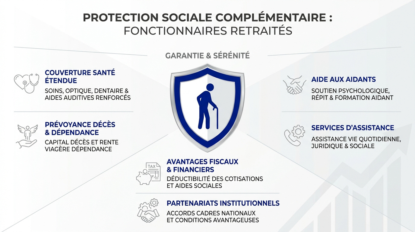 Protection sociale et mutuelle pour les fonctionnaires retraités